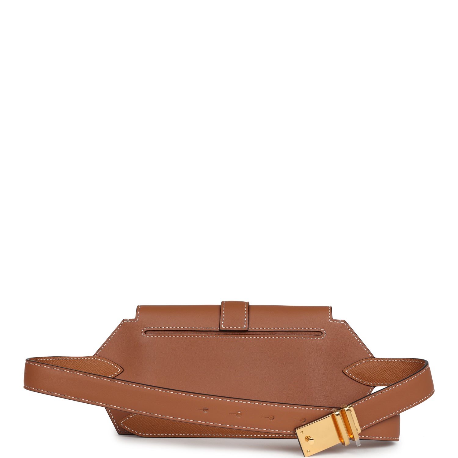 Hermes Elan Pocket Belt 24 Gold Swift Gold Hardware