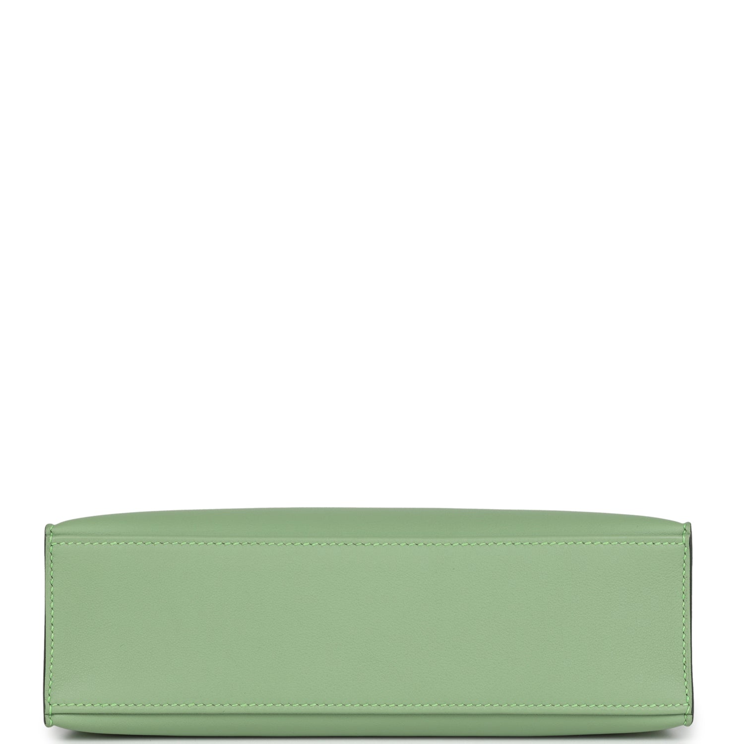 Hermes Kelly Pochette Vert Criquet Swift Gold Hardware