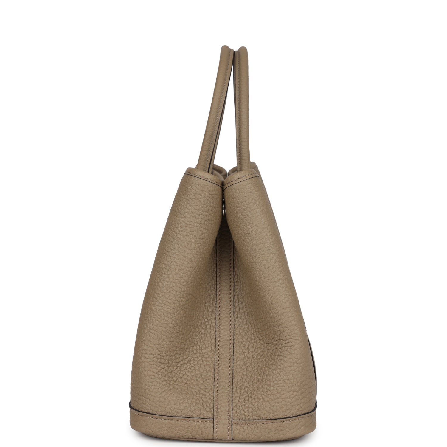 Hermes Garden Party 30 Beige Marfa Negonda Palladium Hardware