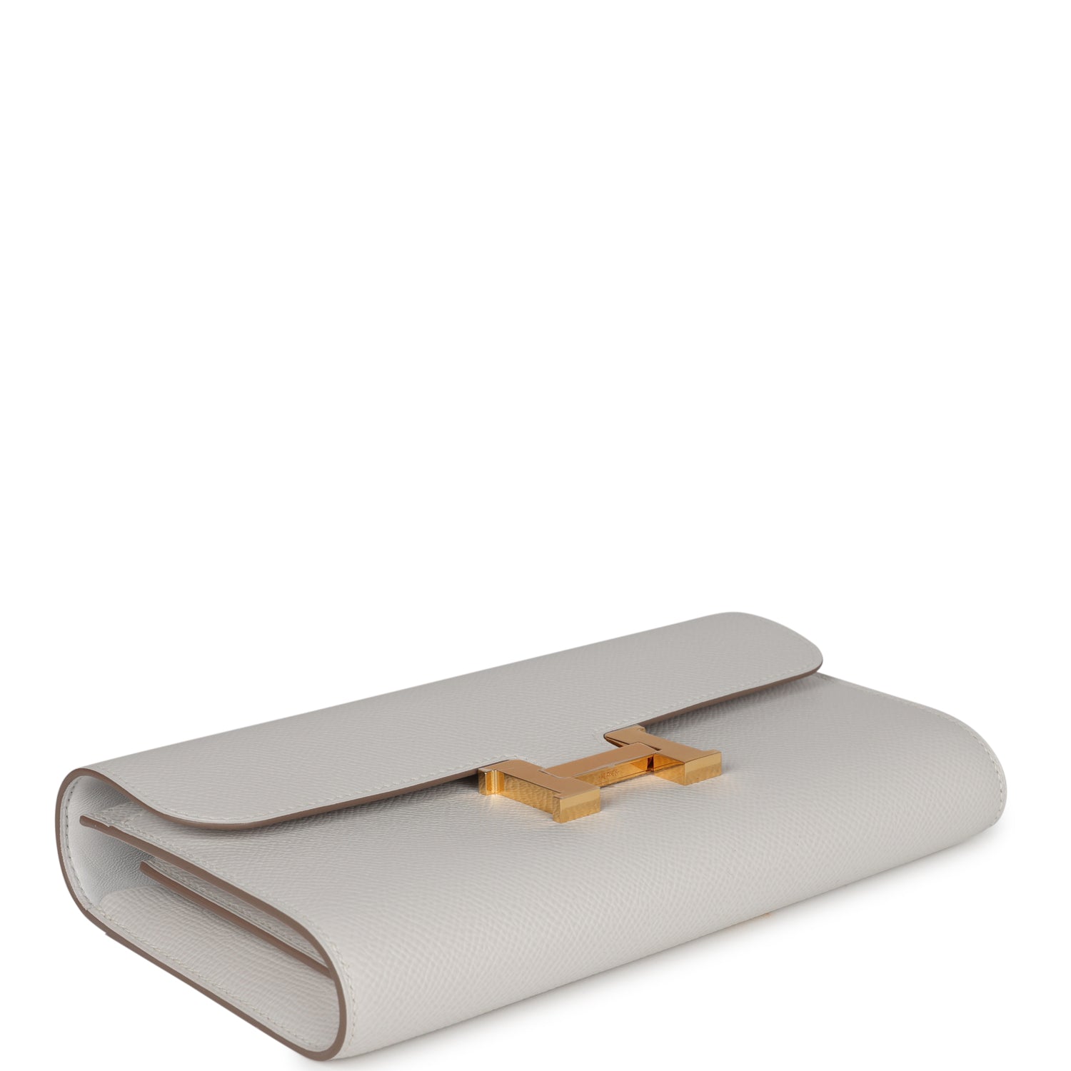 Hermes Constance To Go Wallet Gris Pale Epsom Gold Hardware