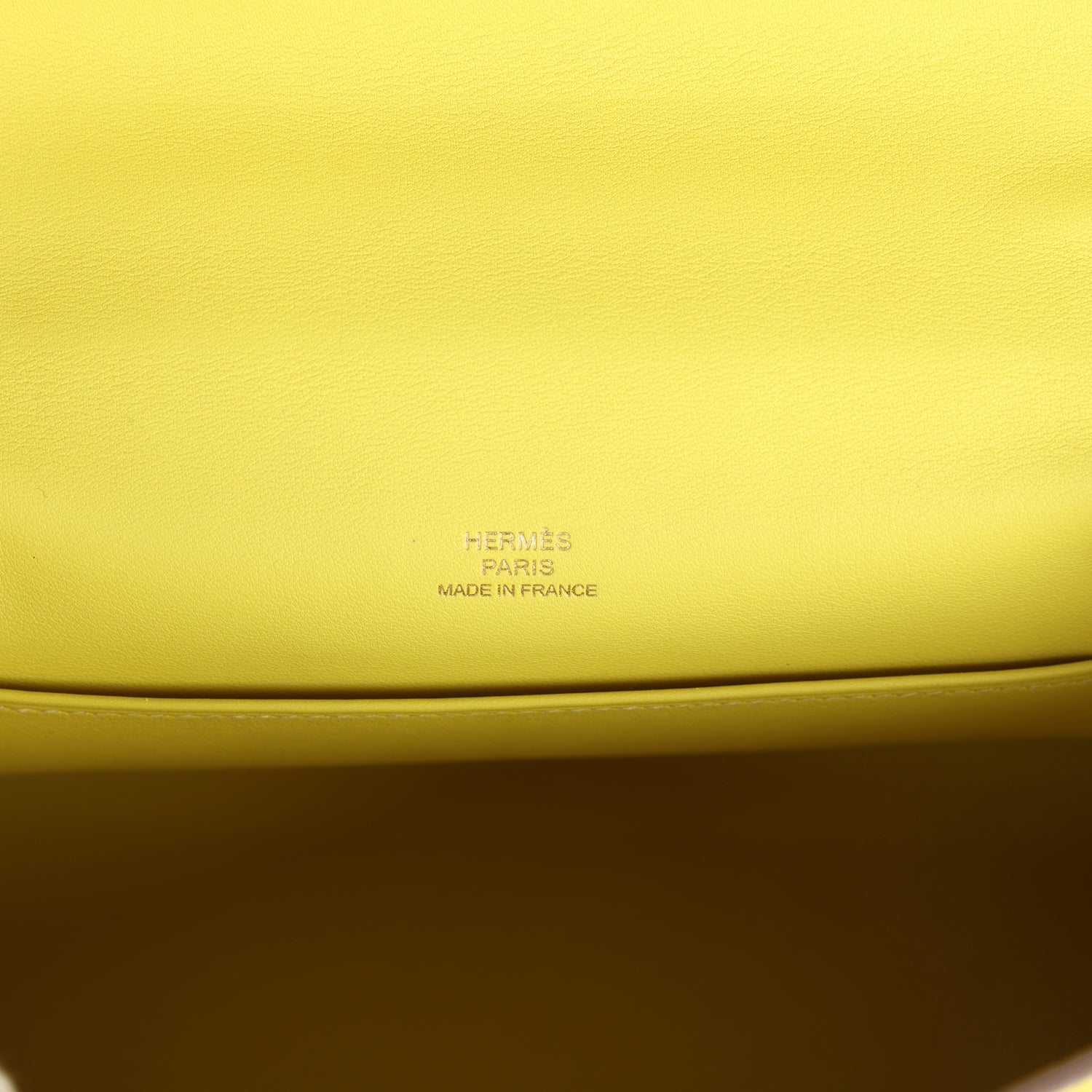 Hermes Kelly Pochette Lime Swift Gold Hardware