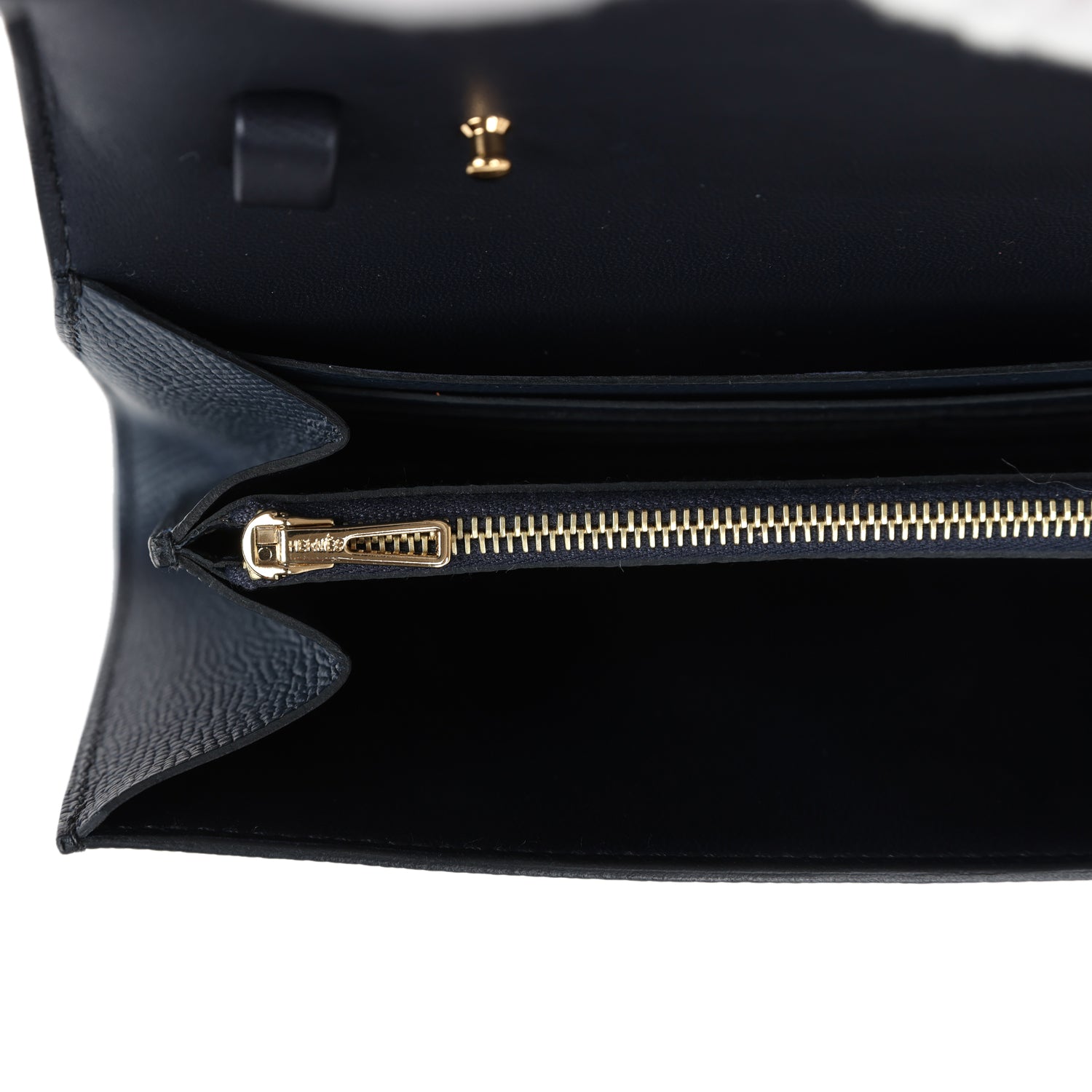 New Hermes Constance To Go Wallet Bleu Indigo Epsom Gold Hardware