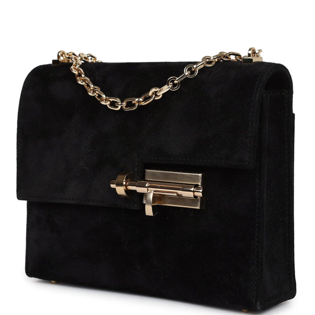 Hermes Mini Verrou Chaine Bag Black Doblis Permabrass Hardware
