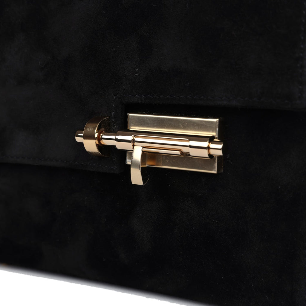 Hermes Mini Verrou Chaine Bag Black Doblis Permabrass Hardware