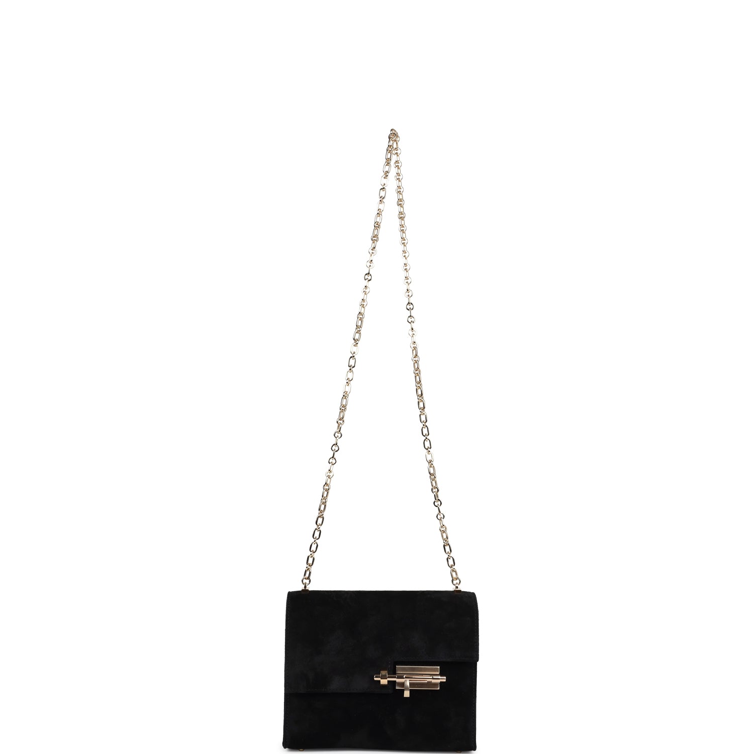 Hermes Mini Verrou Chaine Bag Black Doblis Permabrass Hardware