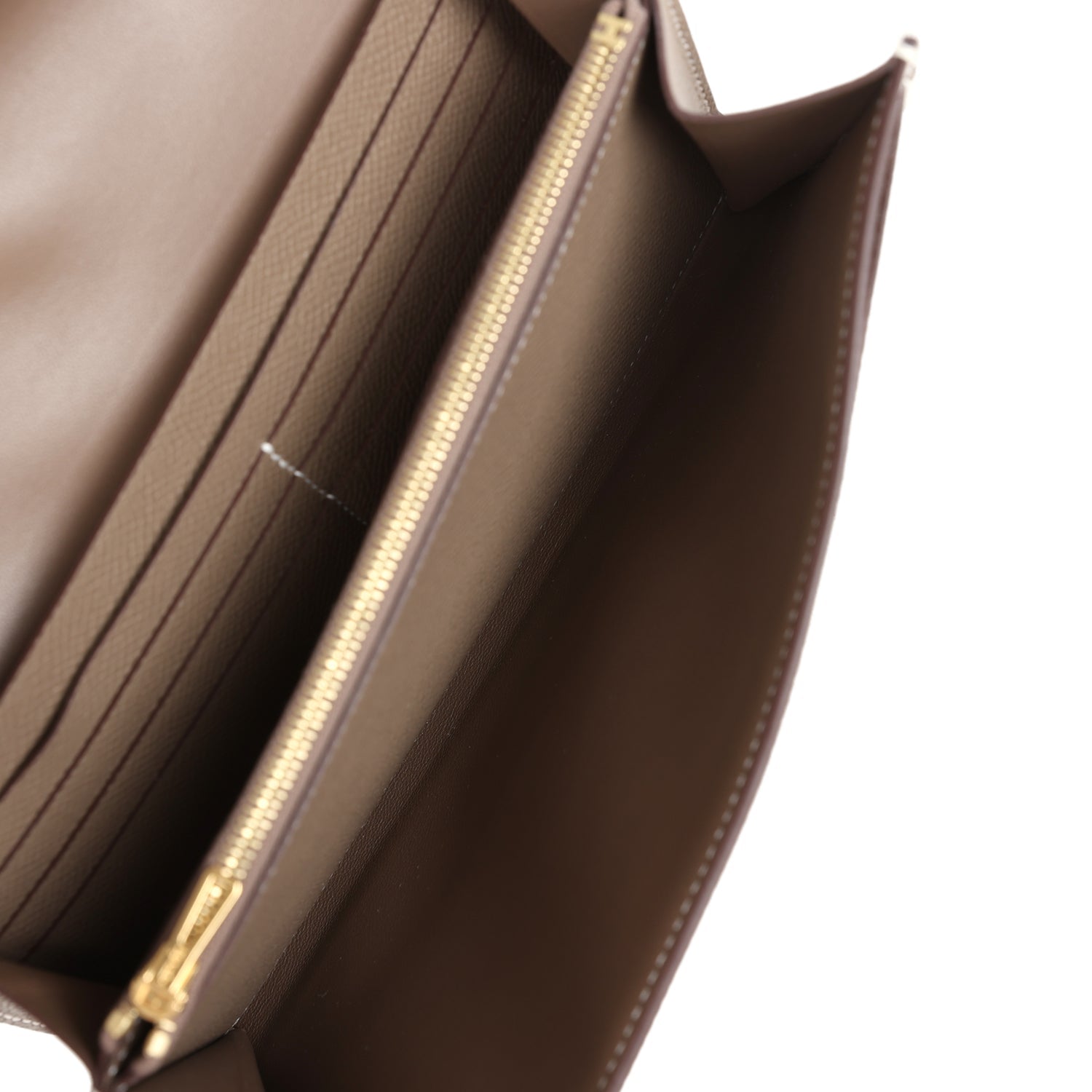 Hermes Constance Wallet To Go Etoupe Epsom Gold Hardware