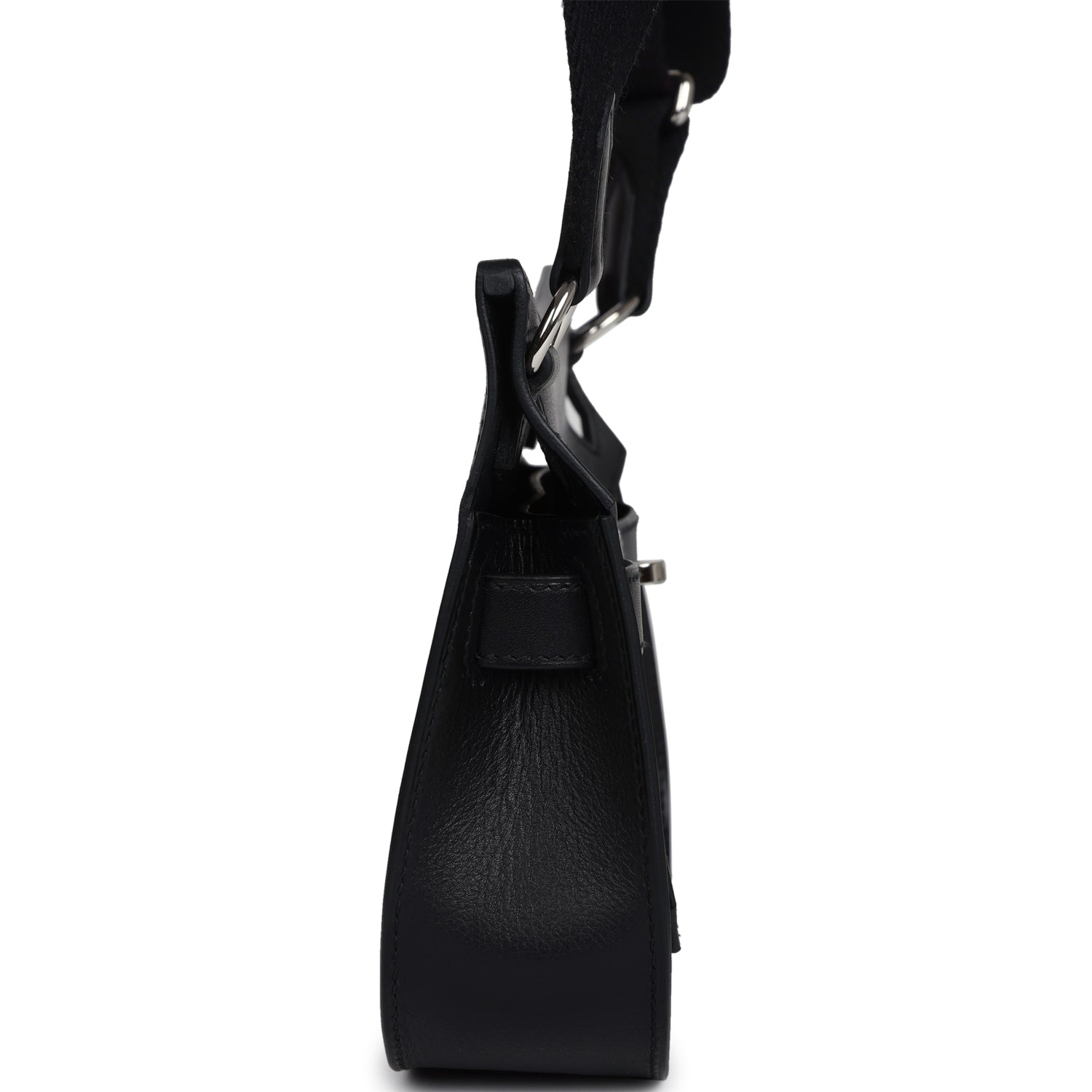 Hermes Jypsiere Mini Black Evergrain Palladium Hardware