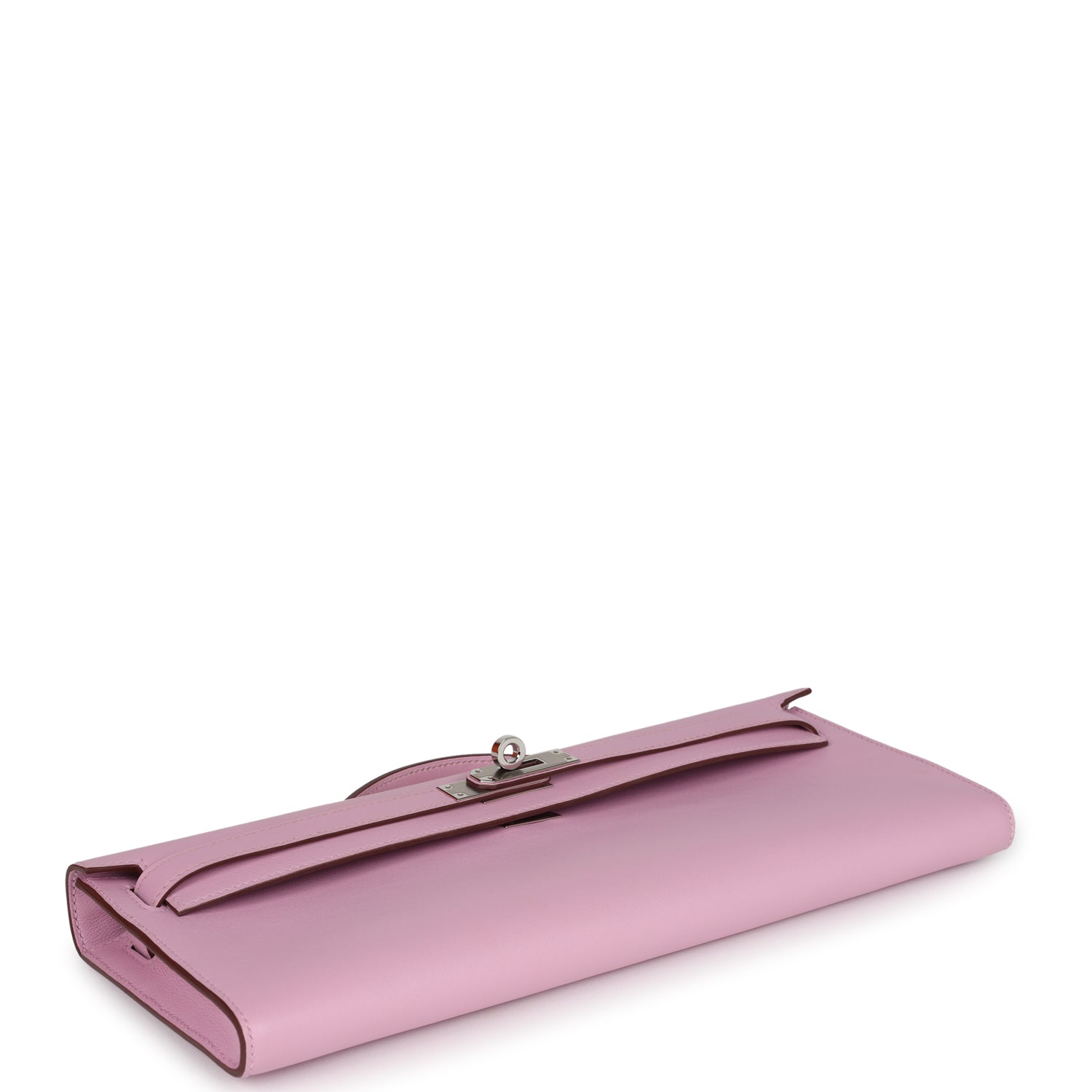 New Hermes Kelly Cut Mauve Sylvestre Swift Palladium Hardware