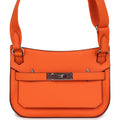 Hermes Jypsiere Mini Orange Minium Swift Palladium Hardware