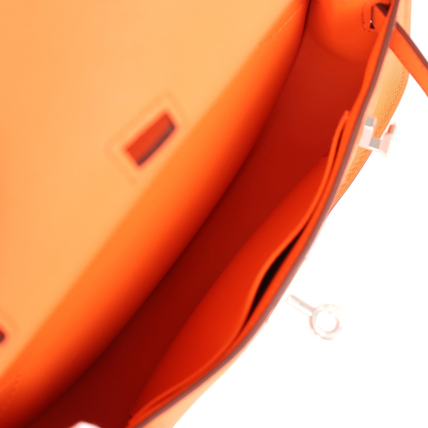 Hermes Jypsiere Mini Orange Minium Swift Palladium Hardware