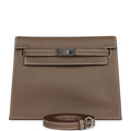 Hermes Kelly Danse Etoupe Swift Palladium Hardware
