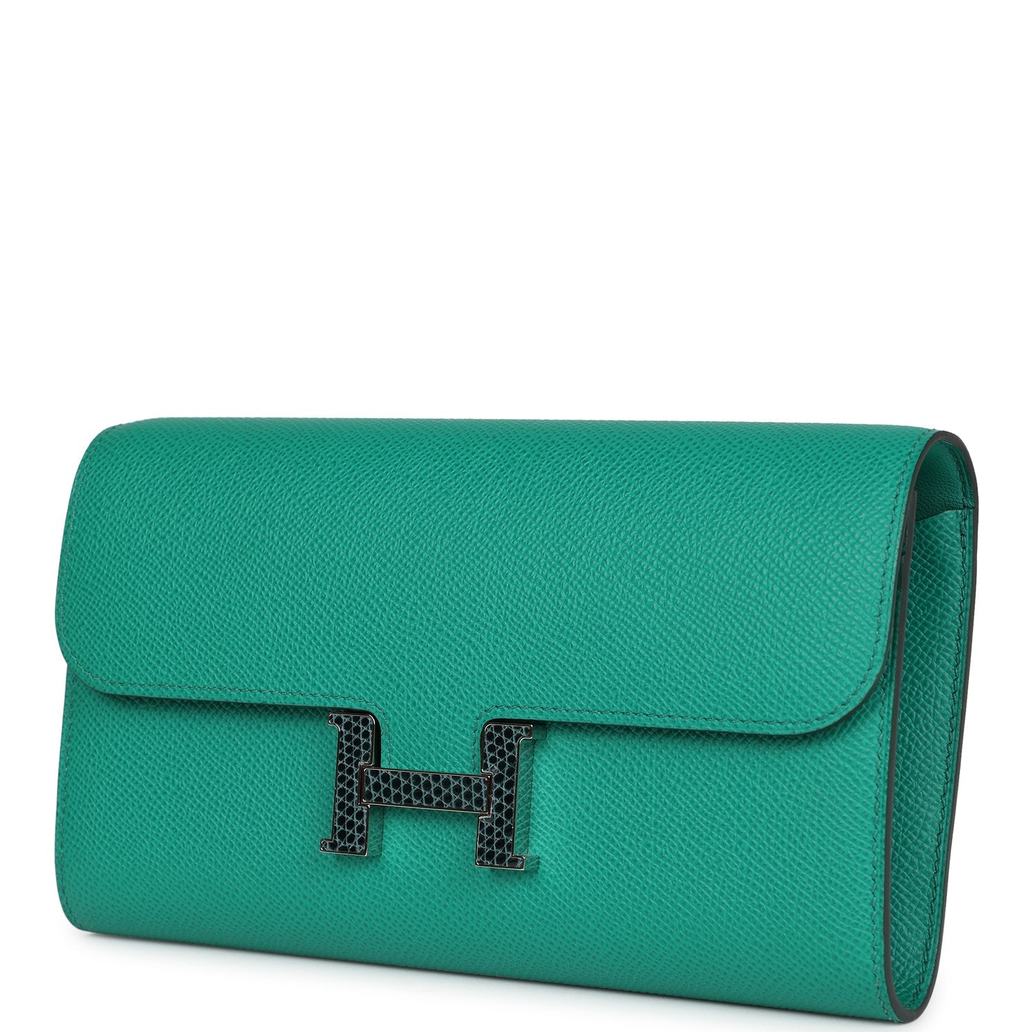 New Hermes Constance Wallet To Go Vert Jade Epsom Marquette and Palladium Hardware