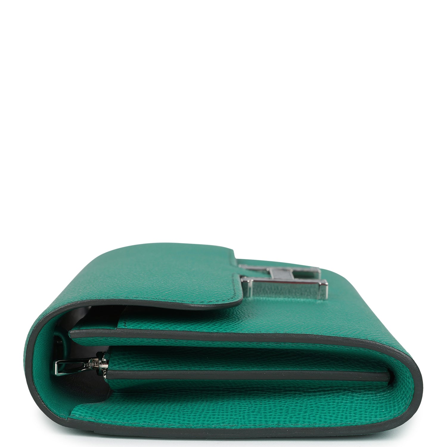 New Hermes Constance Wallet To Go Vert Jade Epsom Marquette and Palladium Hardware