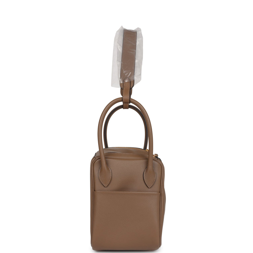 Hermes Lindy 26 Beige De Weimar Evercolor Gold Hardware