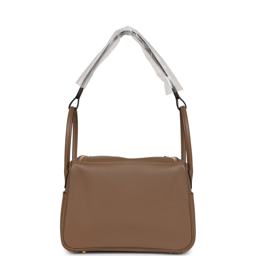 Hermes Lindy 26 Beige De Weimar Evercolor Gold Hardware