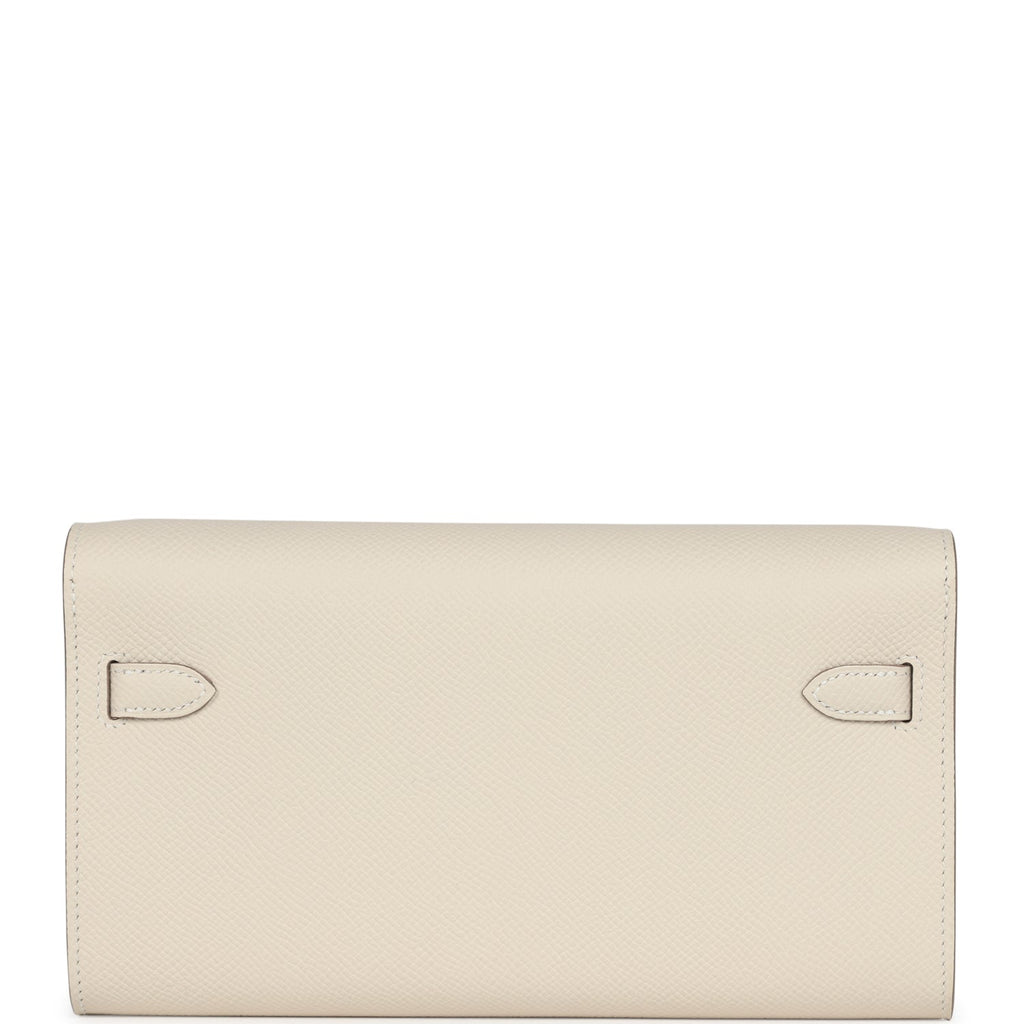 Hermes Kelly Wallet To Go Craie Epsom Gold Hardware