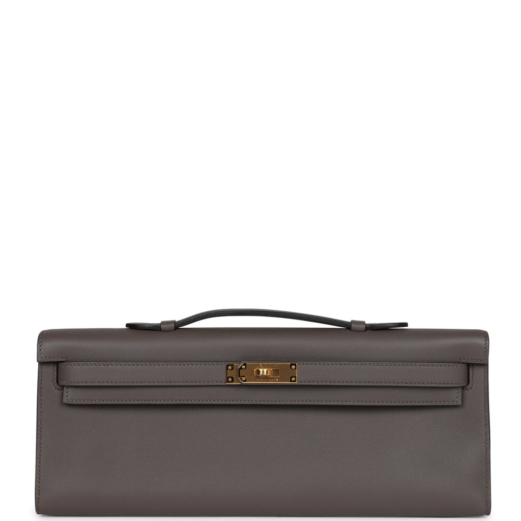 Hermes Kelly Cut Etain Swift Gold Hardware