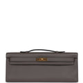 Hermes Kelly Cut Etain Swift Gold Hardware