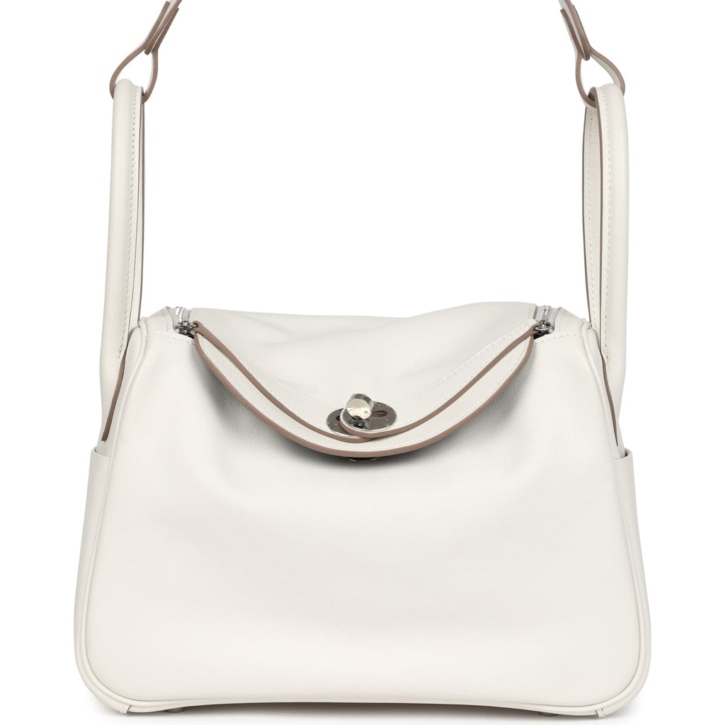Hermes Lindy 26 Gris Pale Verso Swift Palladium Hardware