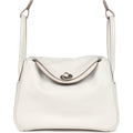 Hermes Lindy 26 Gris Pale Verso Swift Palladium Hardware