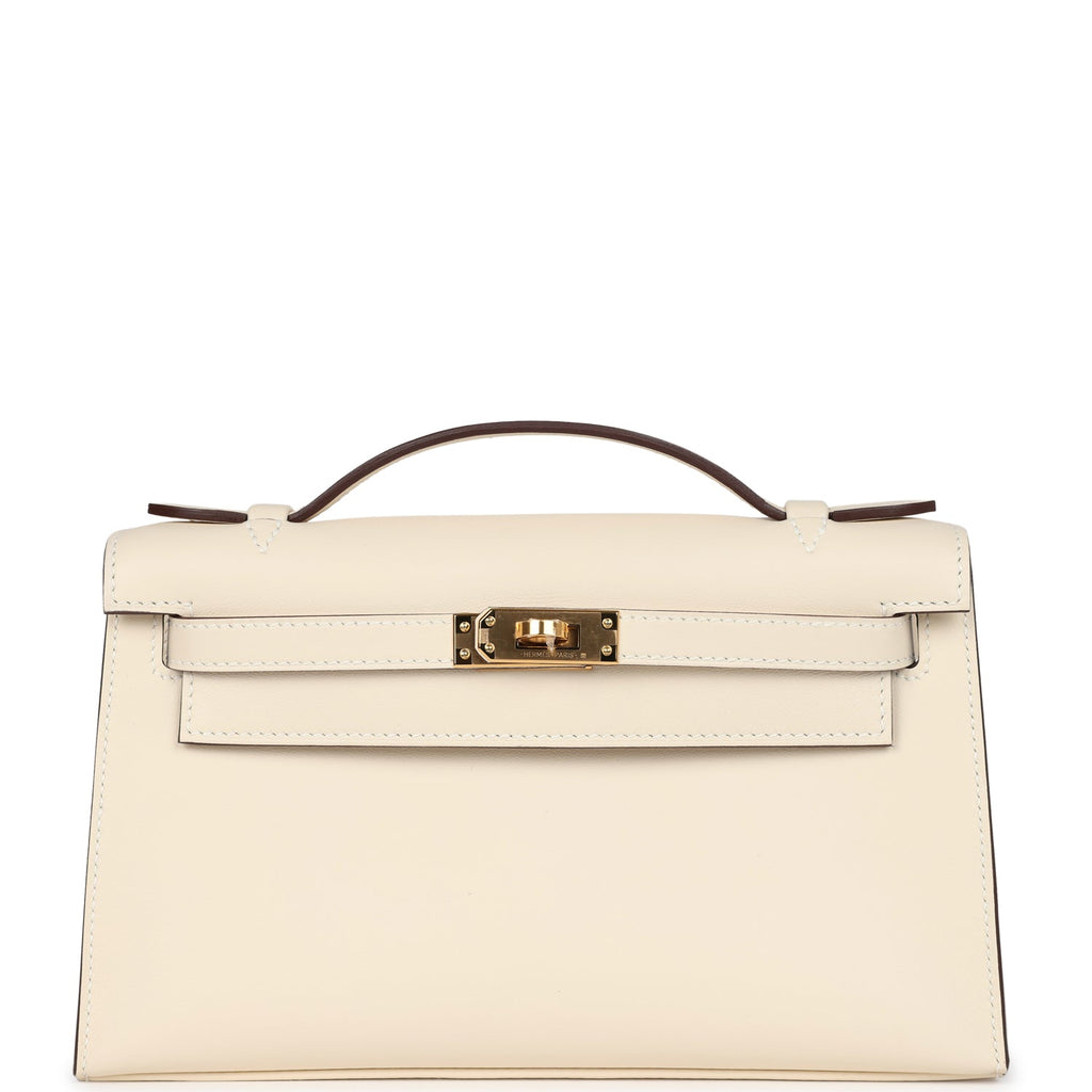 Hermes Kelly Pochette Nata Swift Gold Hardware