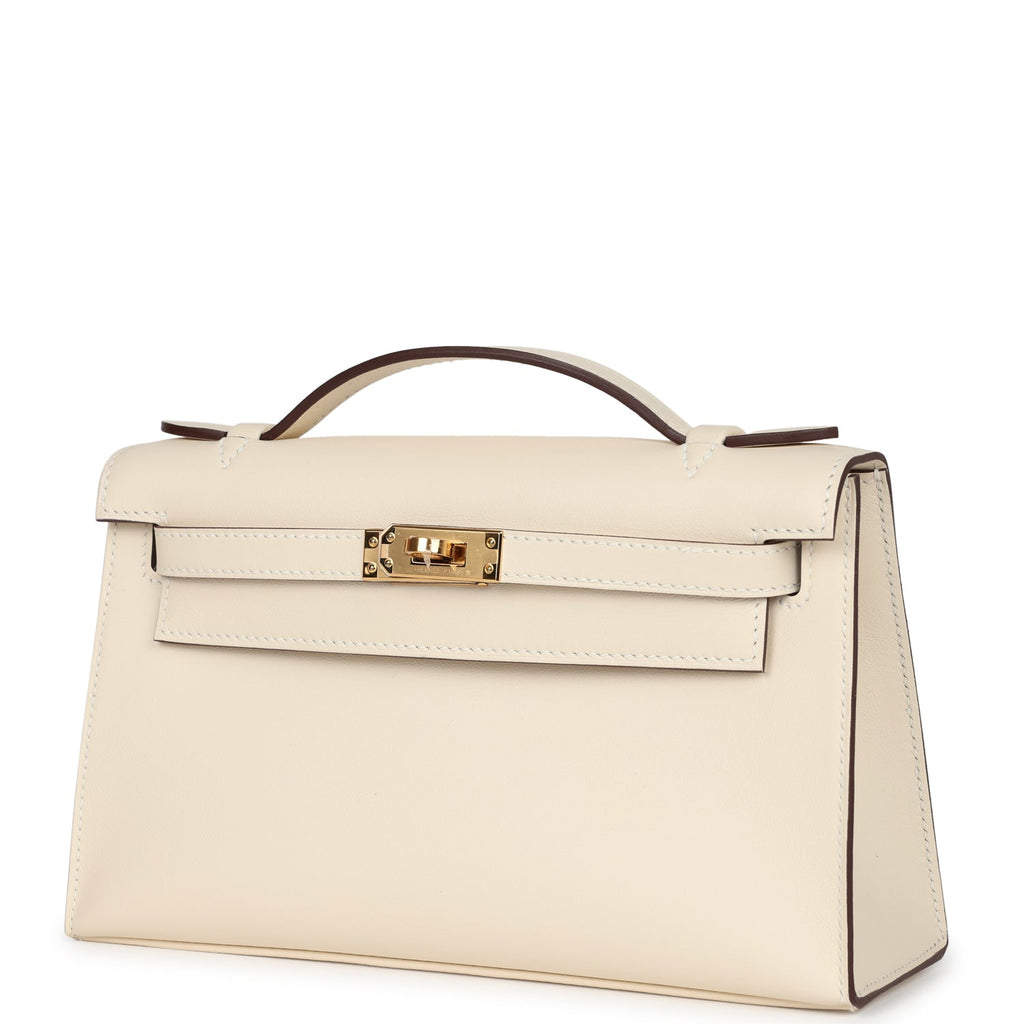 Hermes Kelly Pochette Nata Swift Gold Hardware