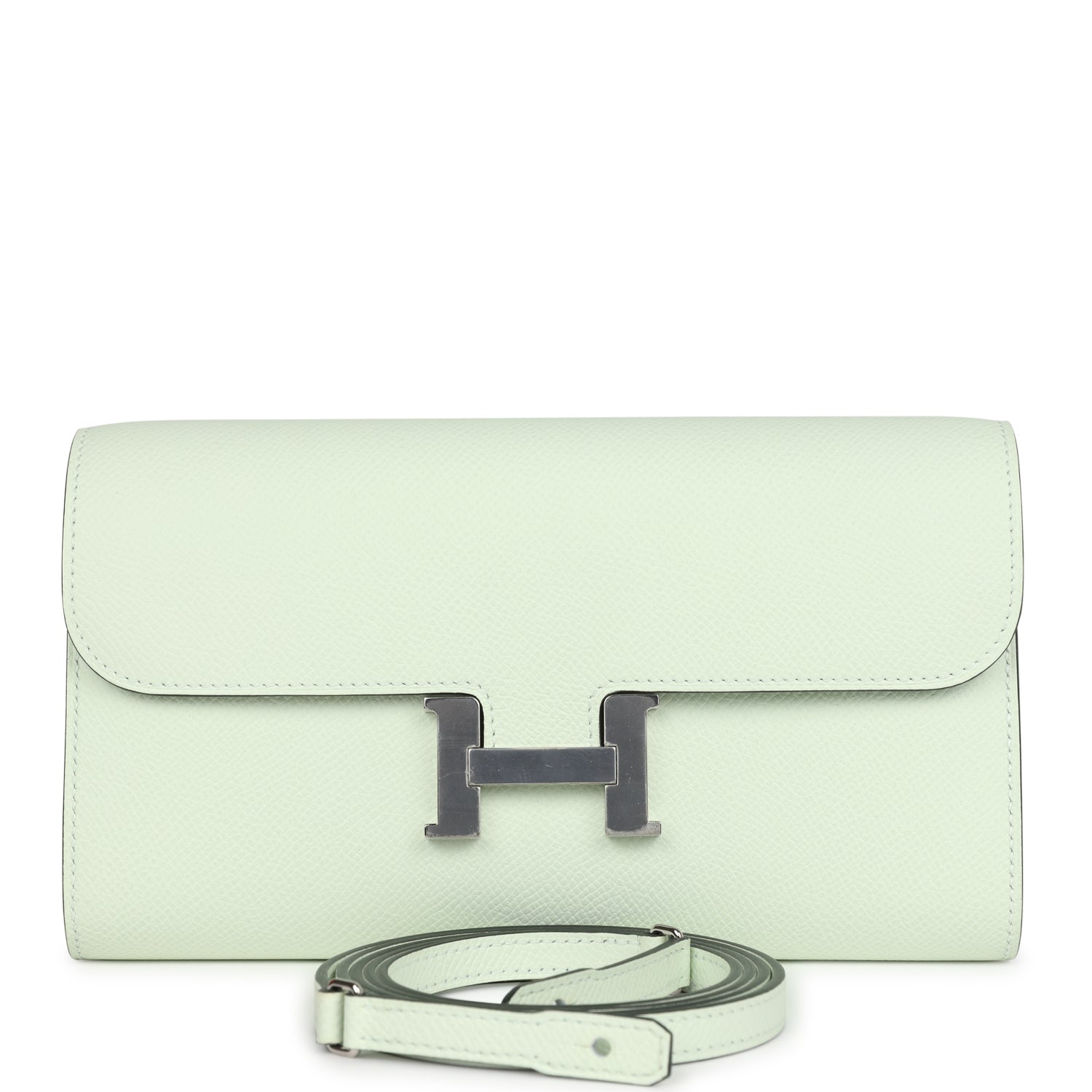 New Hermes Constance Wallet To Go Vert Fizz Epsom Palladium Hardware