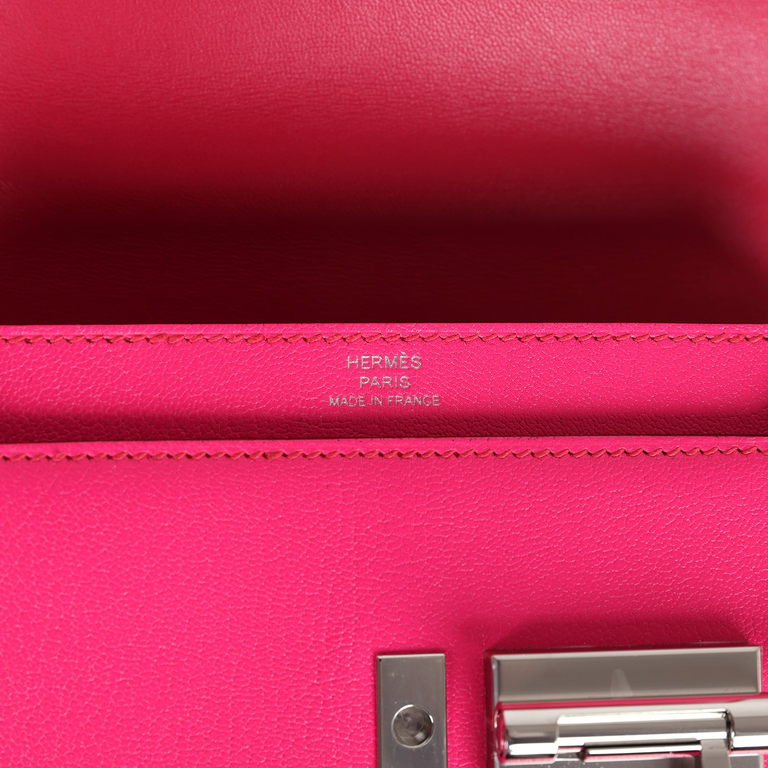 New Hermes Mini Verrou Chaine Bag Rose Pop Chevre Chamkila Palladium Hardware