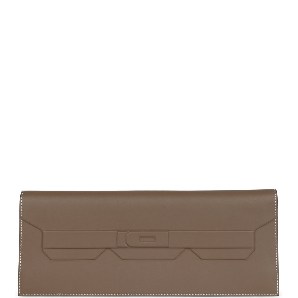 Hermes Shadow Kelly Cut Etoupe Swift