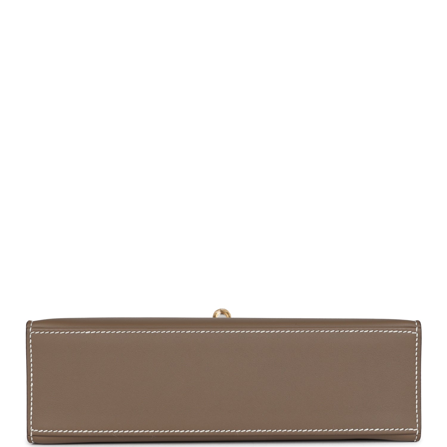 Hermes Kelly Pochette Etoupe Swift Gold Hardware