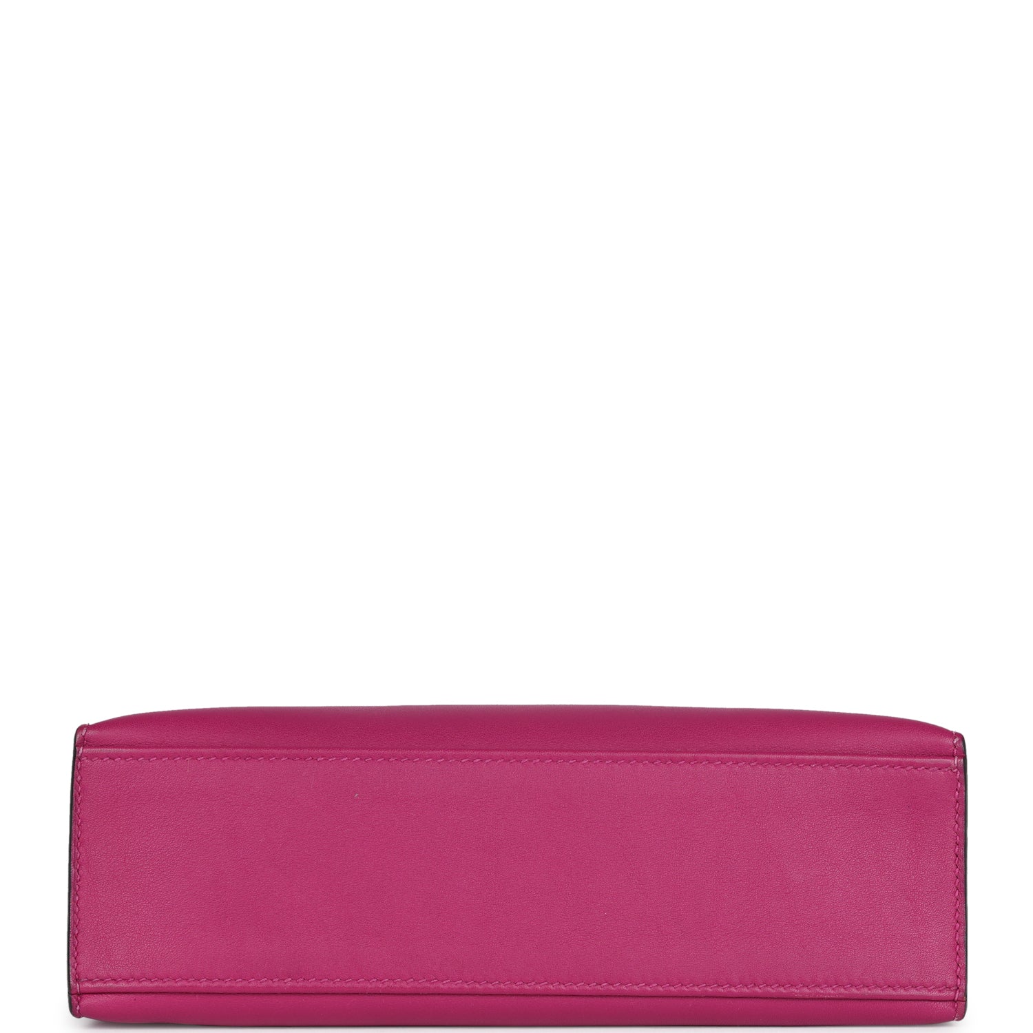 New Hermes Kelly Pochette Rose Pourpre Swift Palladium Hardware