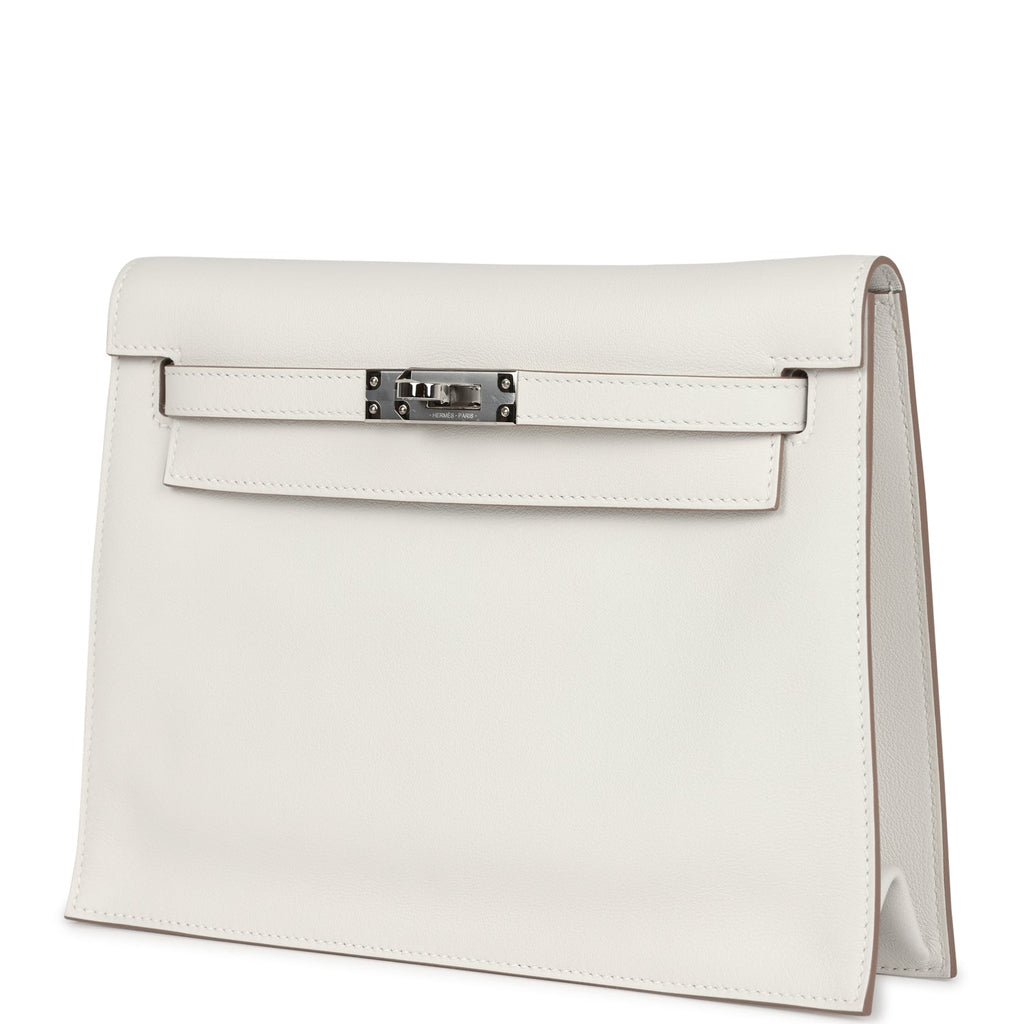 Hermes Kelly Danse Gris Pale Swift Palladium Hardware