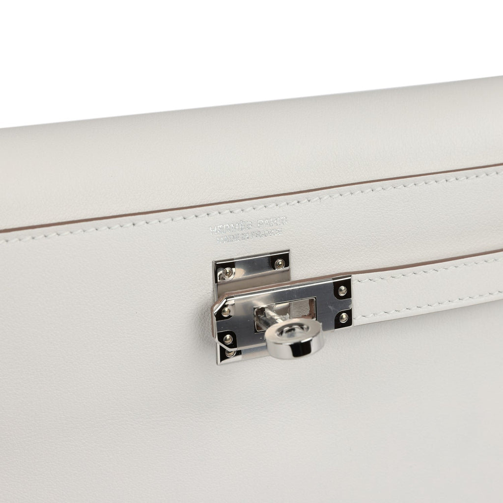 Hermes Kelly Danse Gris Pale Swift Palladium Hardware