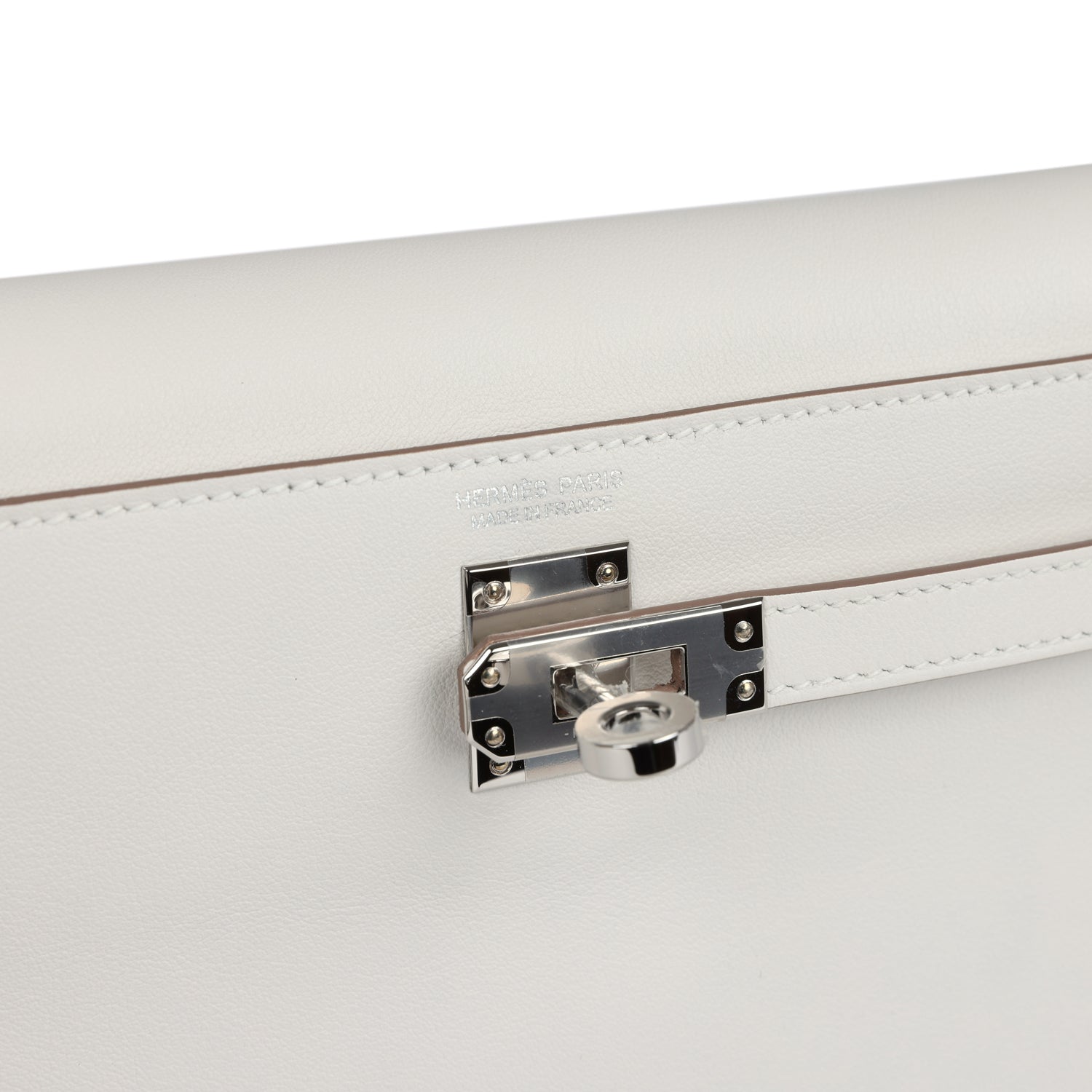 Hermes Kelly Danse Gris Pale Swift Palladium Hardware