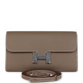 Hermes Constance Wallet To Go Etoupe Epsom Palladium Hardware