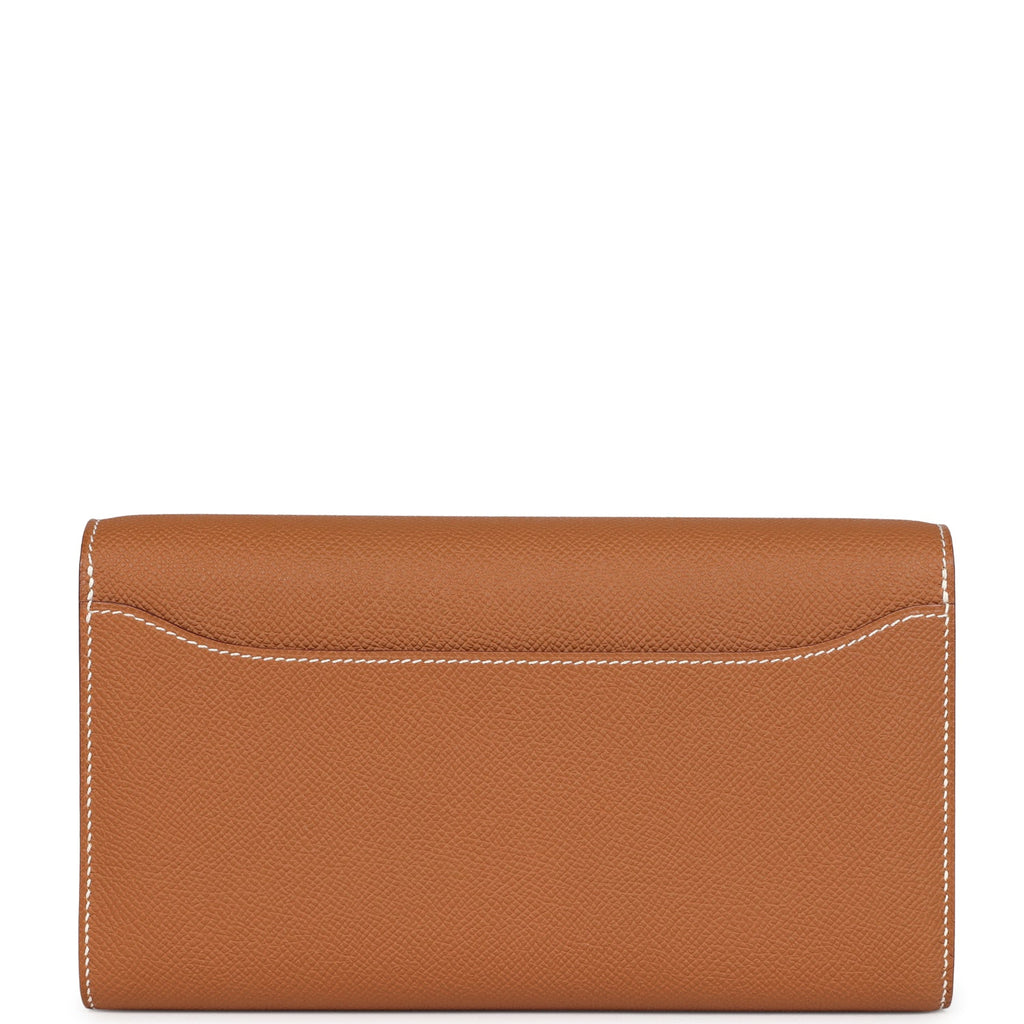 Hermes Constance Wallet To Go Gold Epsom Gold Hardware