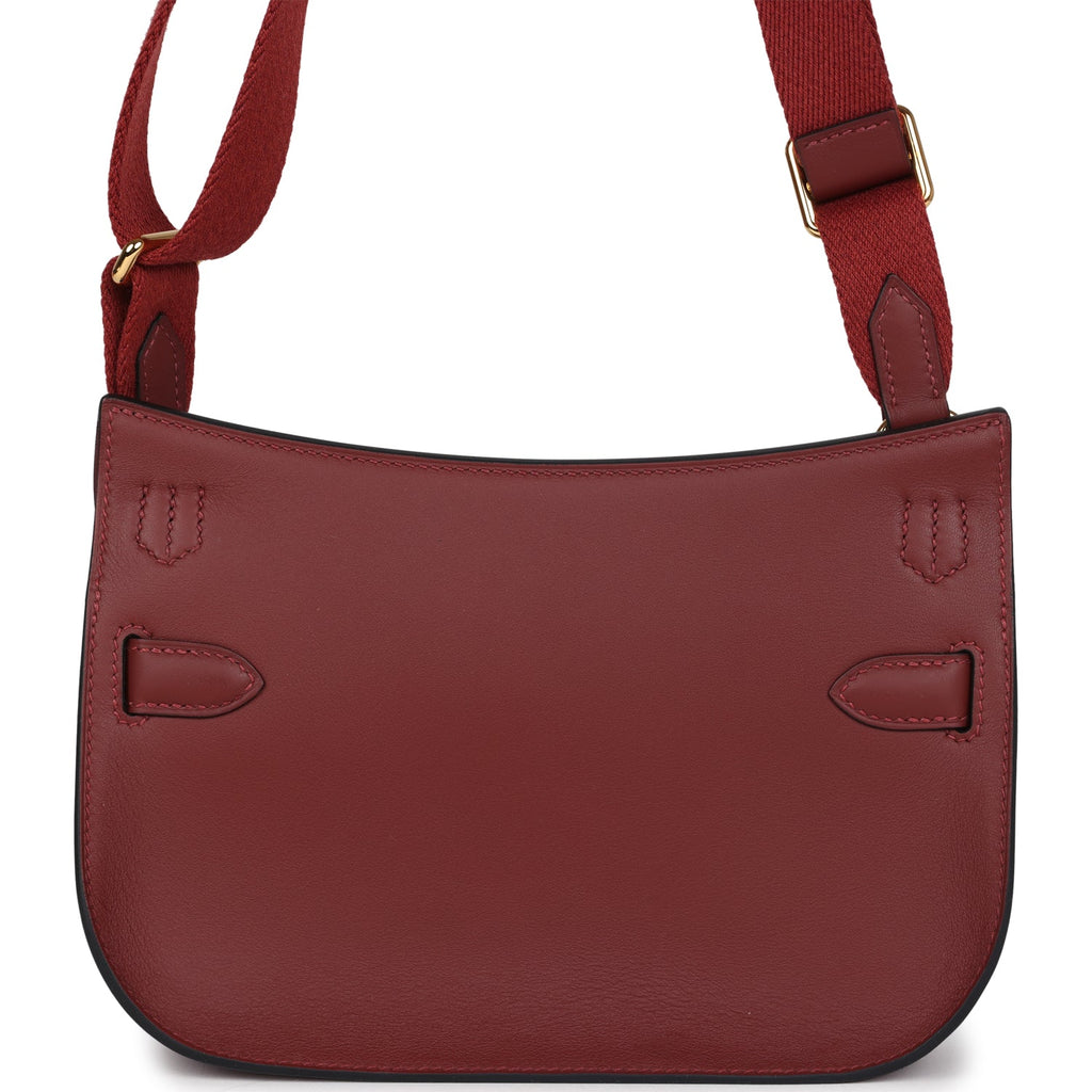 Hermes Jypsiere Mini Rouge H Swift Gold Hardware