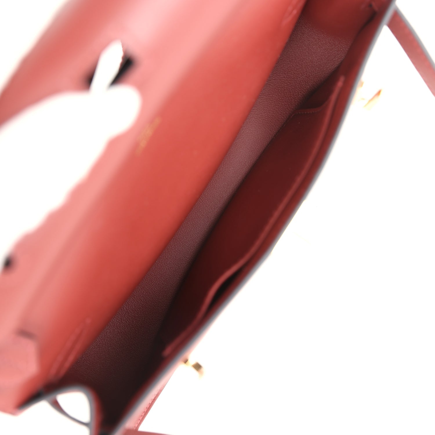 Hermes Jypsiere Mini Rouge H Swift Gold Hardware
