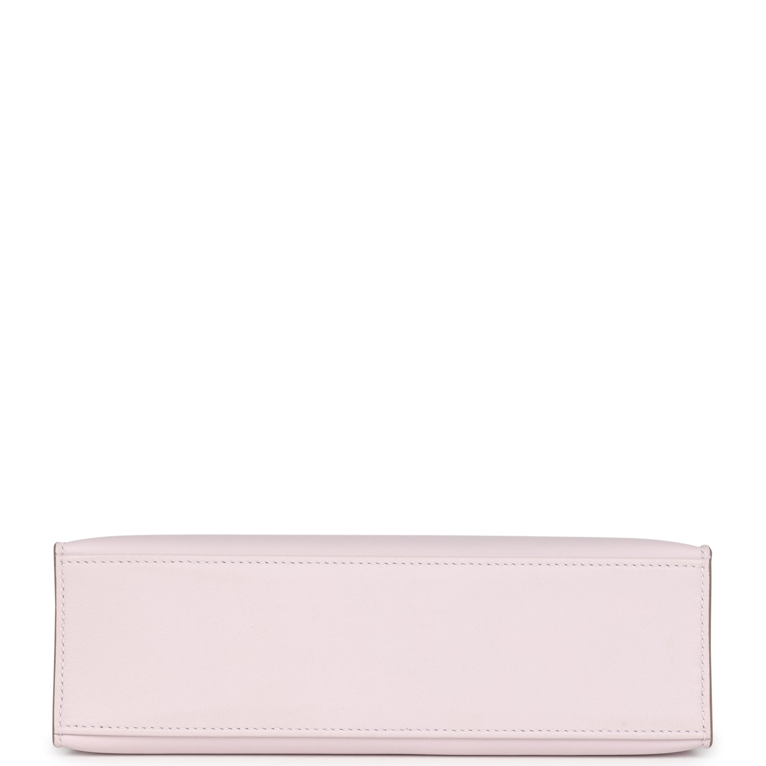 Hermes Kelly Pochette Mauve Pale Swift Palladium Hardware