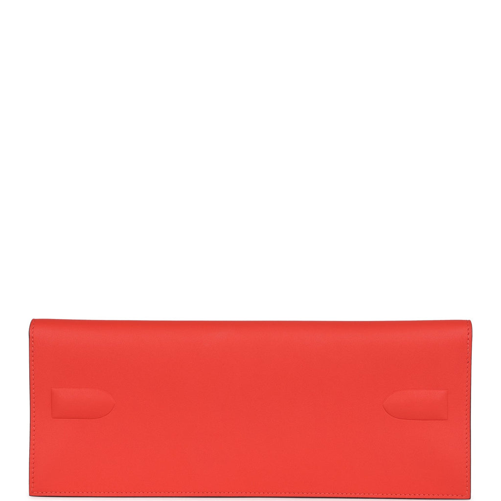 Hermes Shadow Birkin Clutch Orange Field Swift