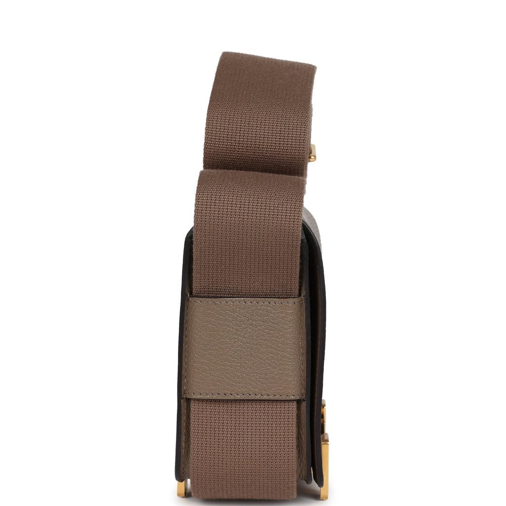 Hermes Geta Etoupe Chevre Gold Hardware