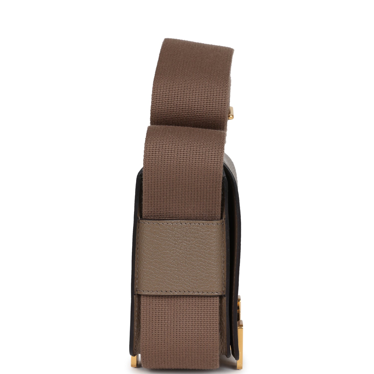 Hermes Geta Etoupe Chevre Gold Hardware