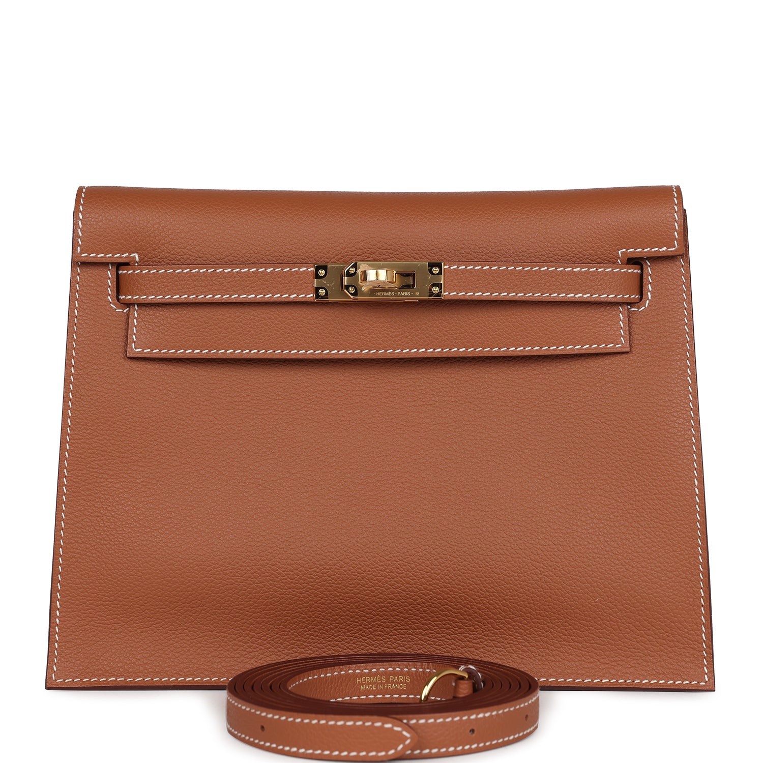 Hermes Kelly Danse Gold Evercolor Gold Hardware