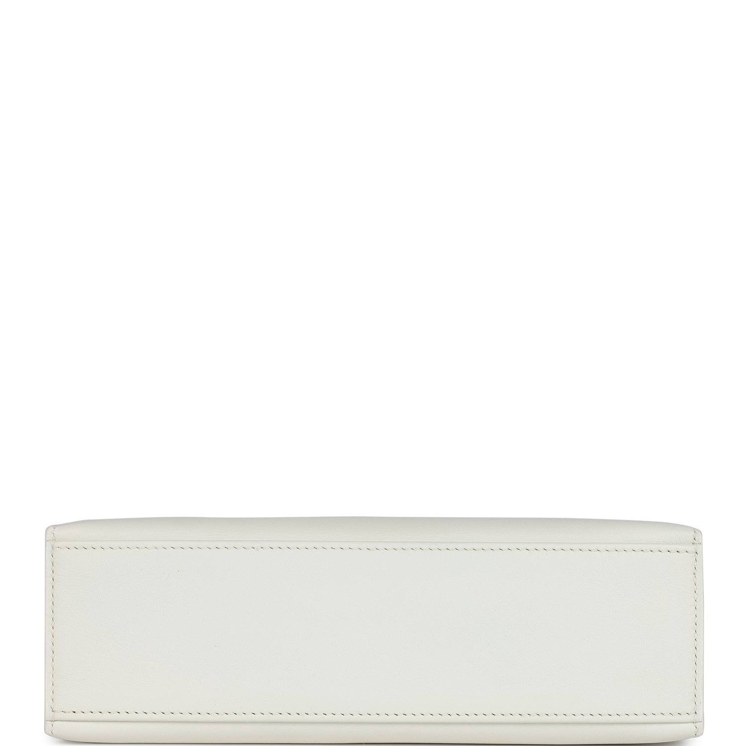Hermes Kelly Pochette White Swift Gold Hardware
