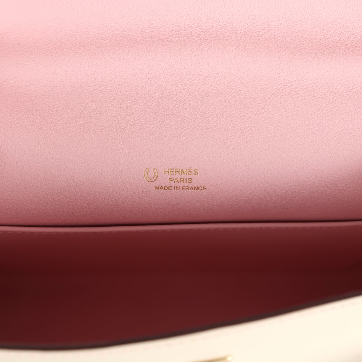 Hermes Special Order (HSS) Kelly Pochette Nata and Rose Sakura Swift Permabrass Hardware