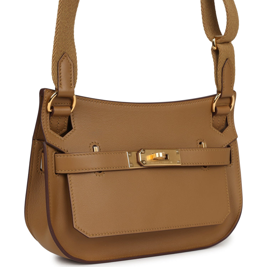 Hermes Mini Jypsiere Bronze Dore Swift Gold Hardware