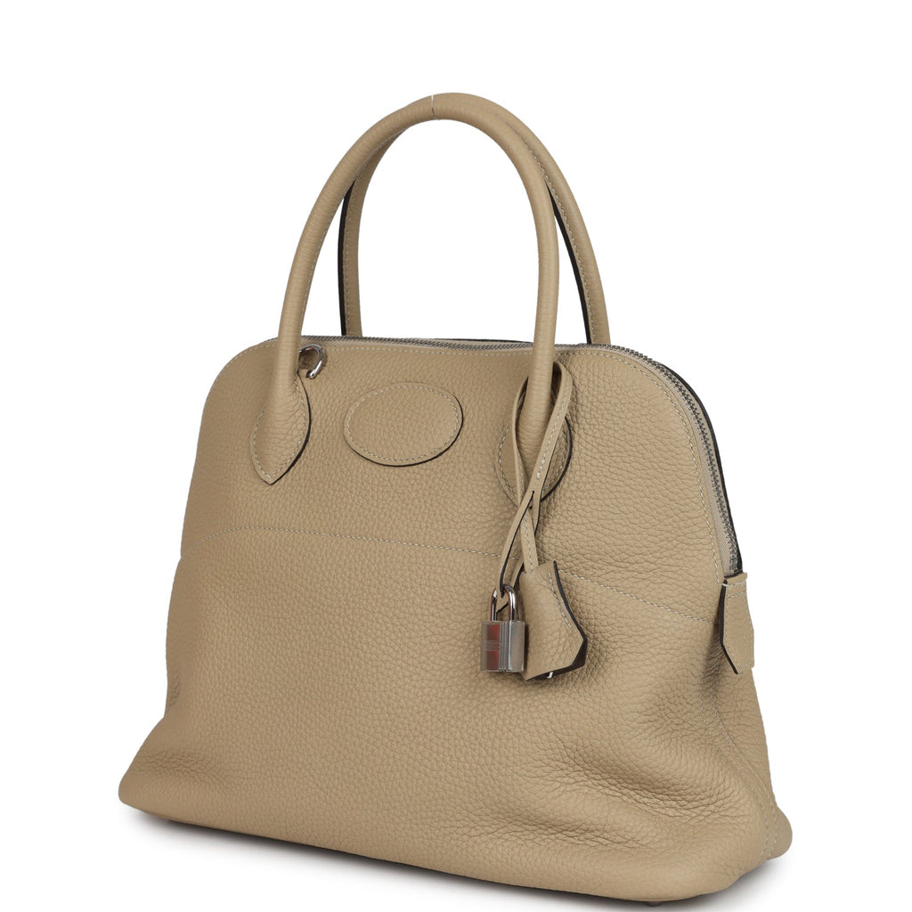 Hermes Bolide 31 Trench Verso Clemence Palladium Hardware