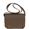 Hermes Geta Etoupe Chevre Mysore Gold Hardware