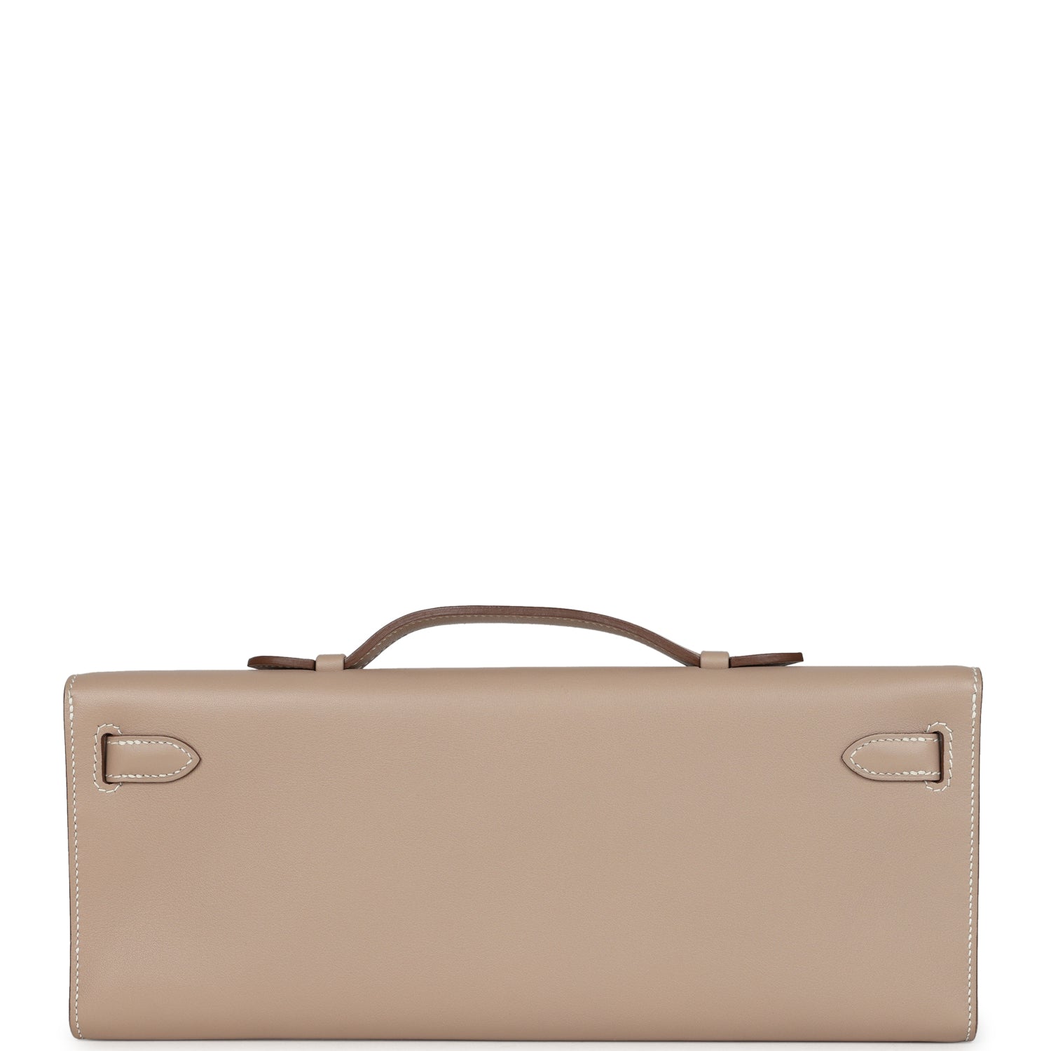 Hermes Kelly Cut Argile Swift Palladium Hardware