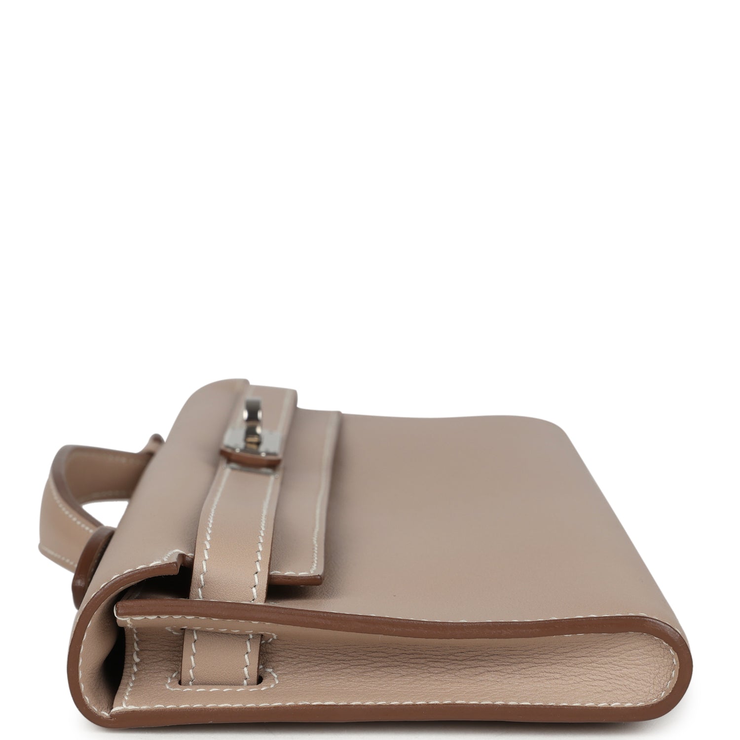 Hermes Kelly Cut Argile Swift Palladium Hardware